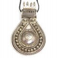 impozanta amuleta hindusa " Chakra ". argint. Rajasthan-India